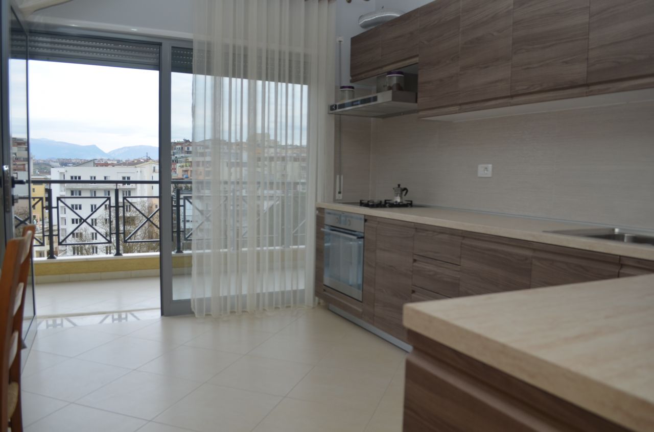 Apartment for rent in Tirana with two bedrooms fully furnished near botanic garden