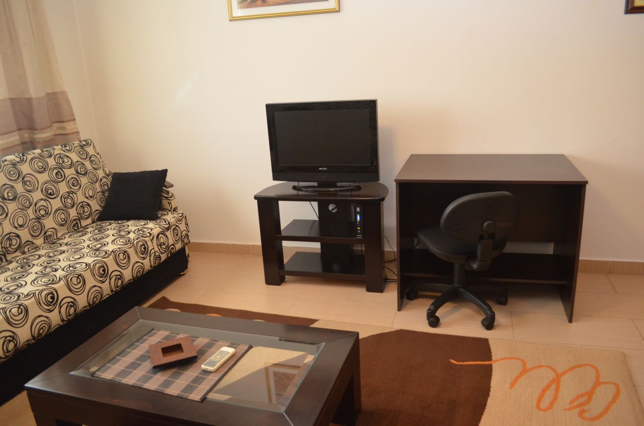 Apartment for rent in Tirana with one bedroom fully furnished