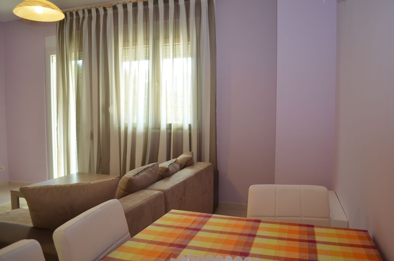 apartment for rent in Tirana with two bedrooms fully furnished near botanic garden
