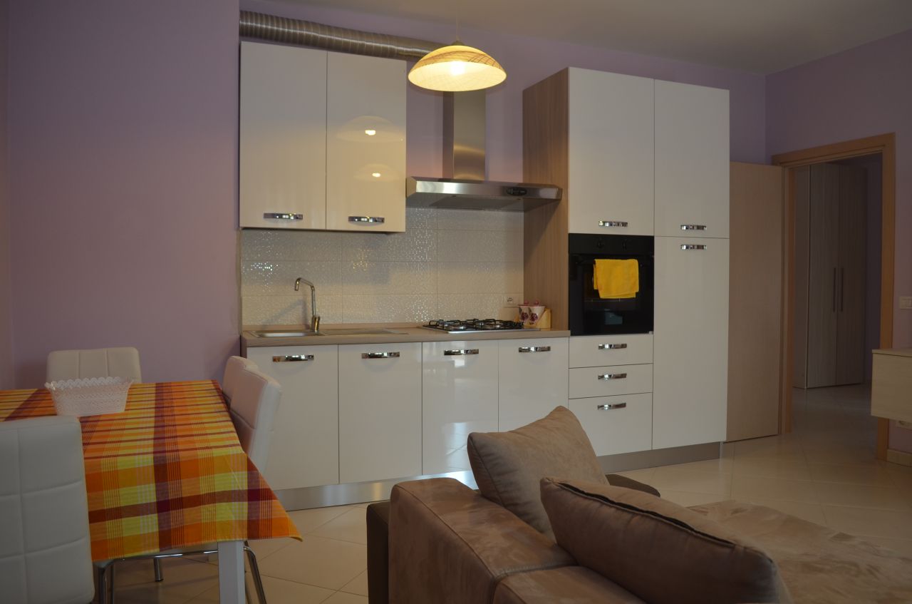 apartment for rent in Tirana with two bedrooms fully furnished near botanic garden