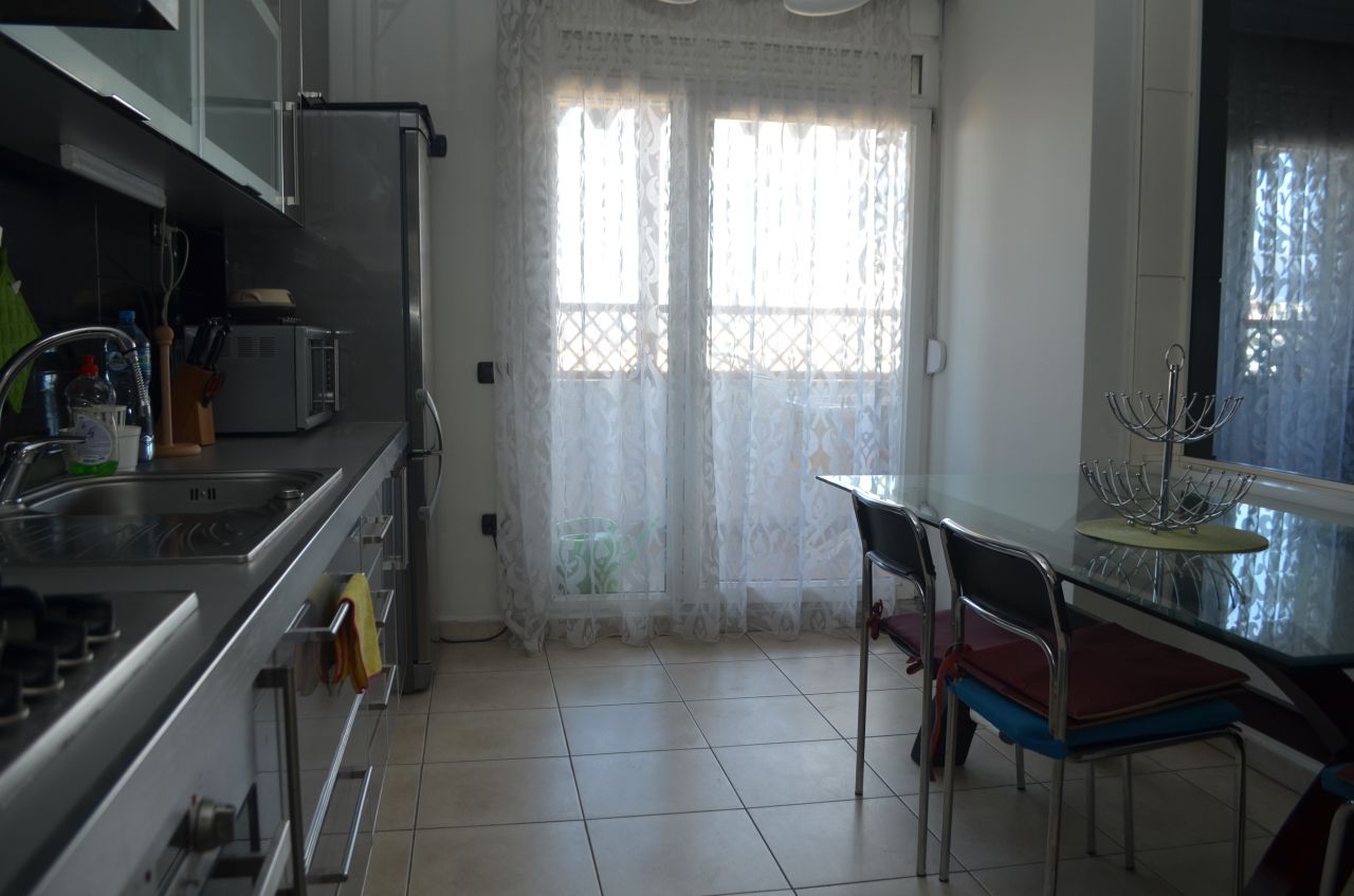 Apartment for rent in Tirana, Albania, with two bedrooms. 