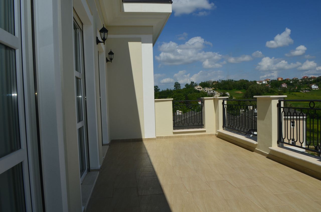 Big villa for Rent in Tirana. Villa with pool  for rent at Rolling Hills Residence.