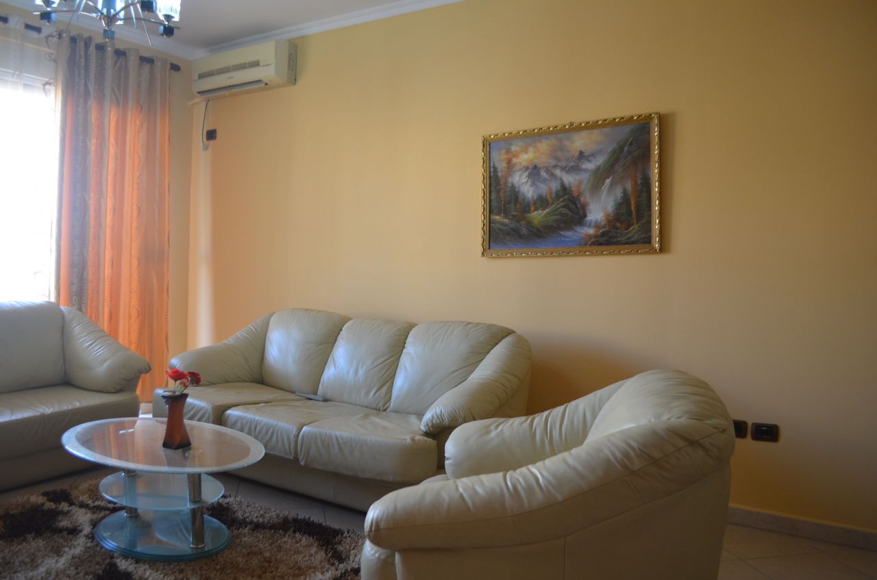 Two  bedrooms apartment for rent in Tirana . Apartment in Block area