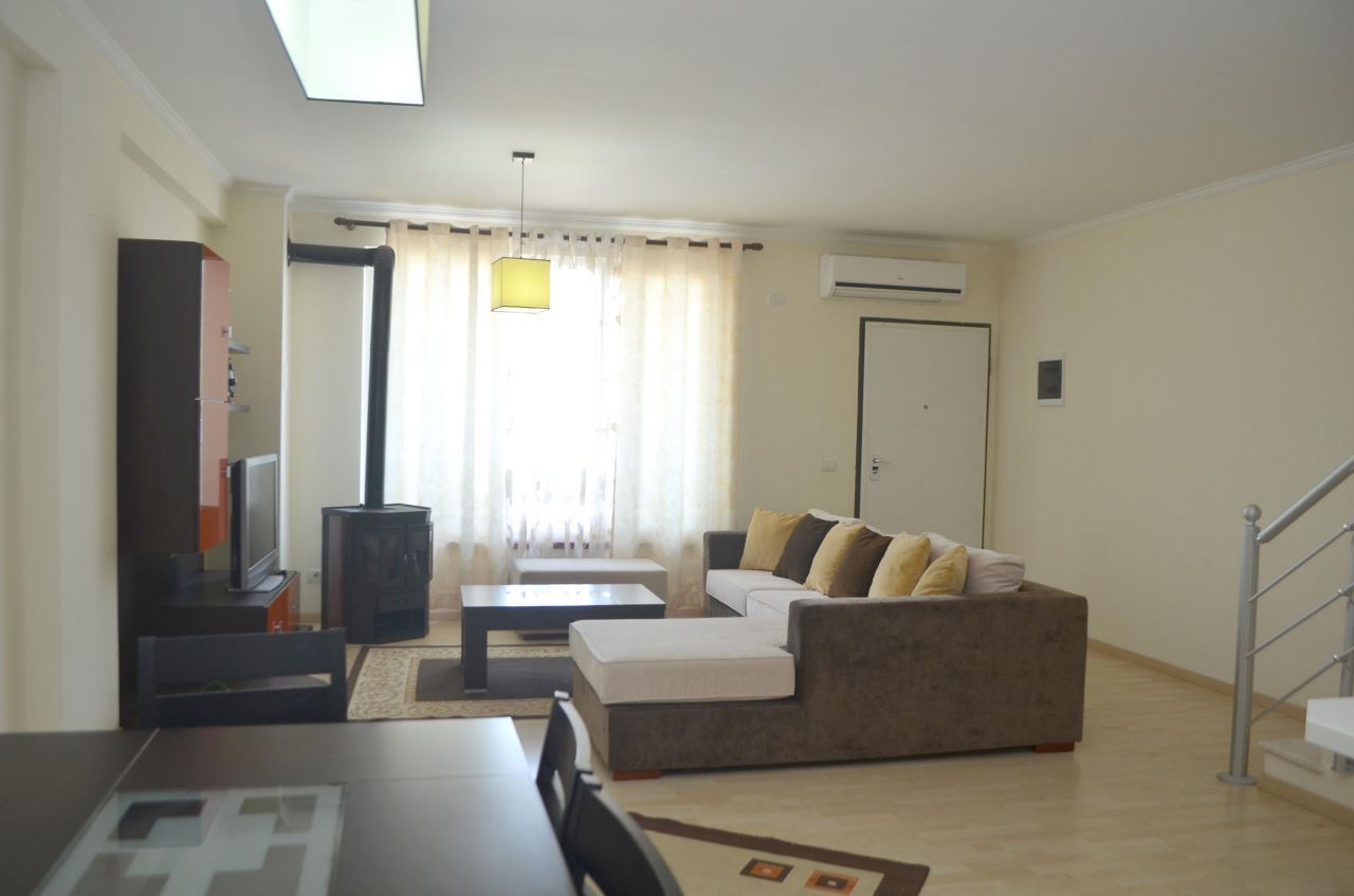 Duplex apartment for rent in Tirana, Albania