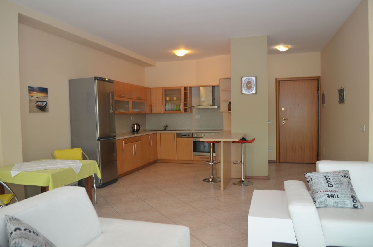 Spacious  apartment with two bedrooms for rent in Tirana