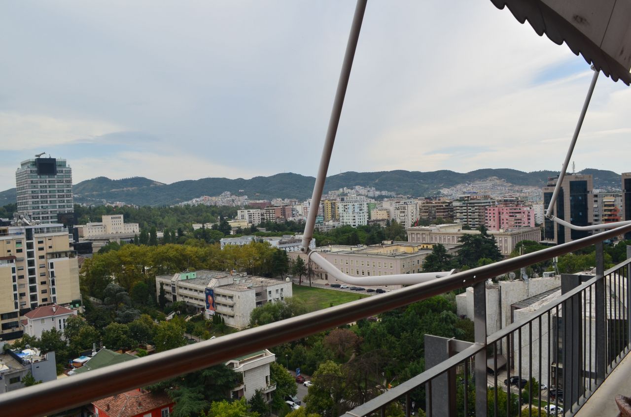 Spacious  apartment with two bedrooms for rent in Tirana