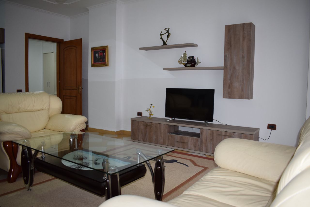 Two bedrooms apartment for rent near the center of Tirana