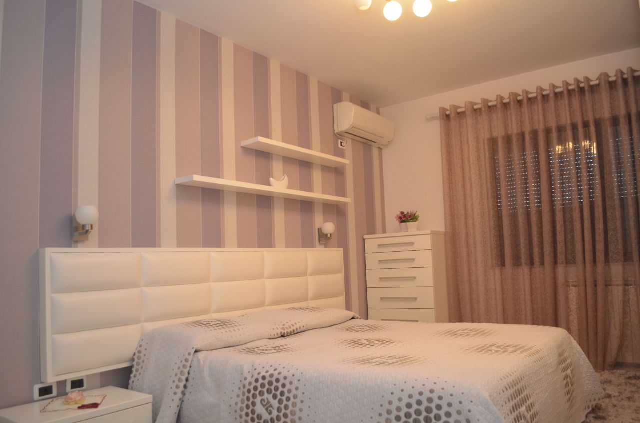 Modern two bedrooms apartment for rent in a very preferred area of Tirana