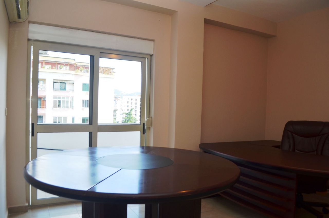 Office space for rent in a convenient area in Tirana, Albania.  