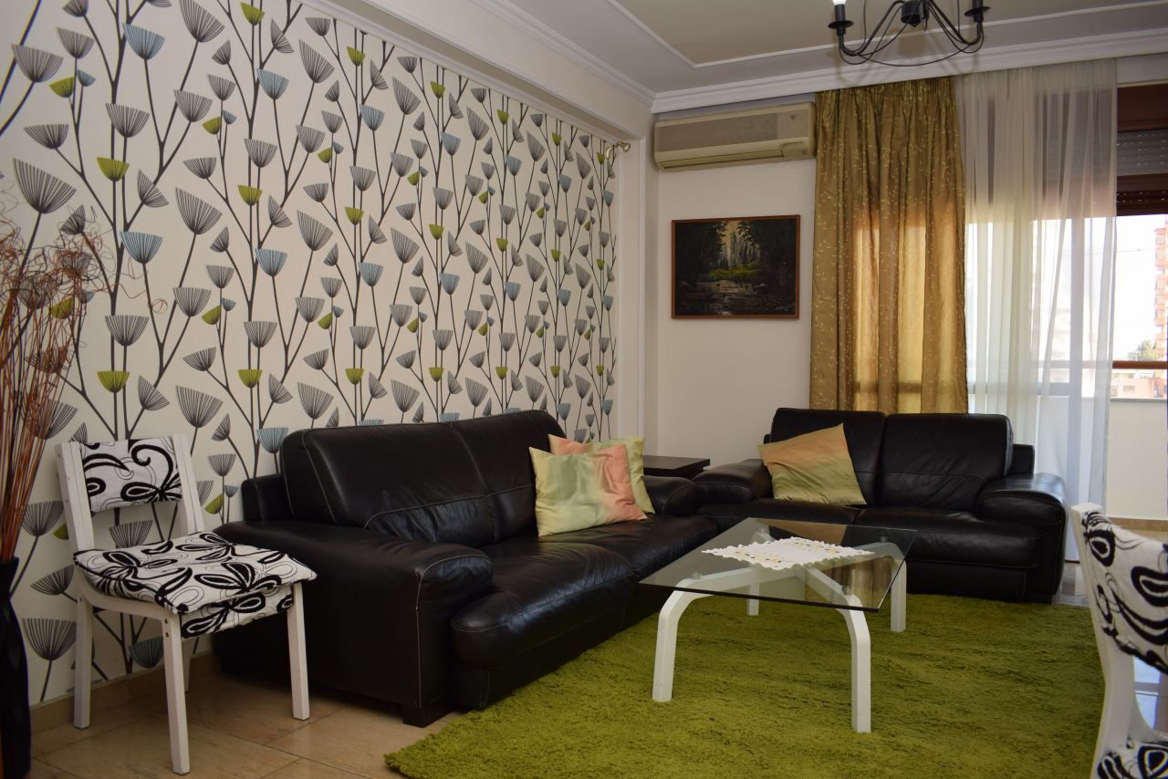 Nice apartment with two bedrooms for rent, in Tirana