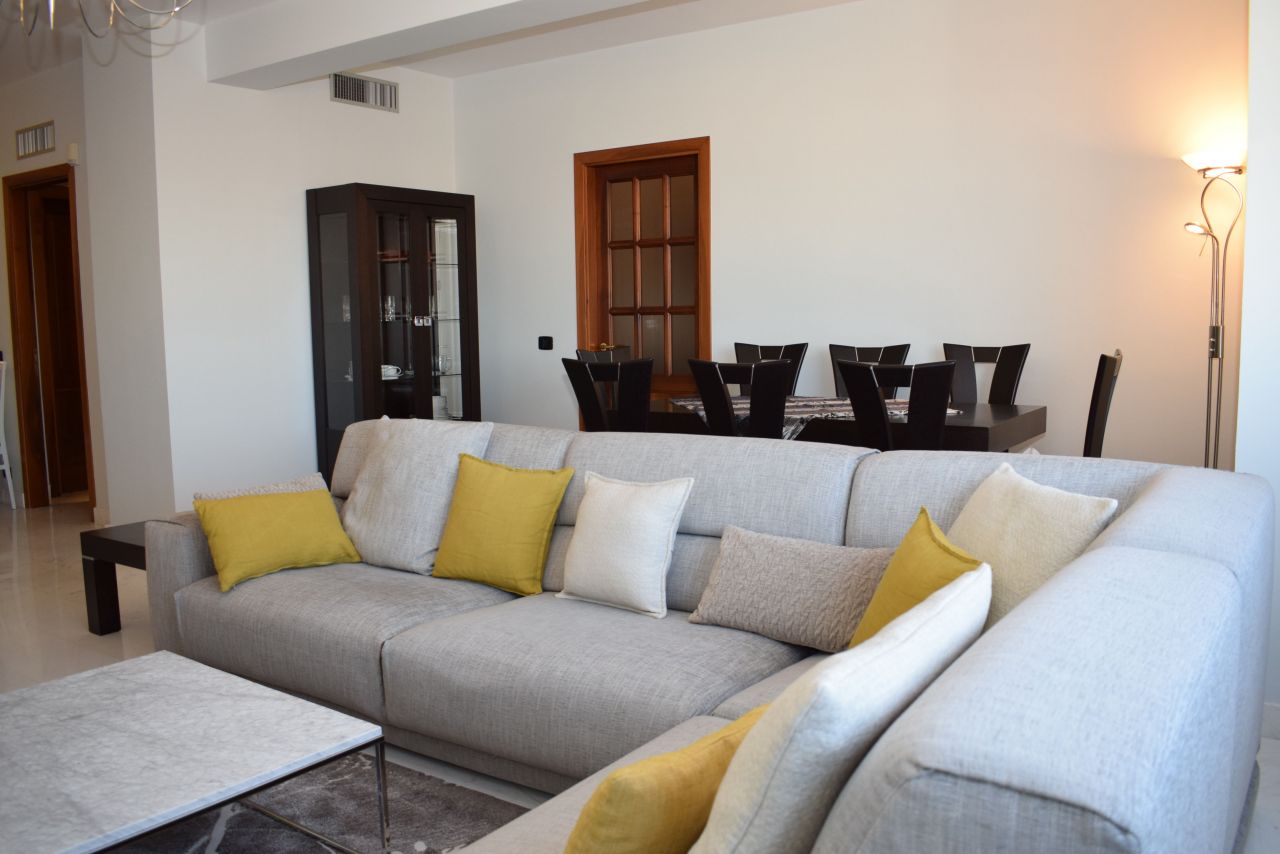 apartment for rent in tirana city center with three bedrooms fully furnished