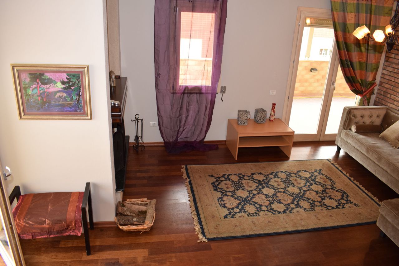 Duplex Apartment in Tirana for Rent. Three Bedrooms Apartment Near the Lake