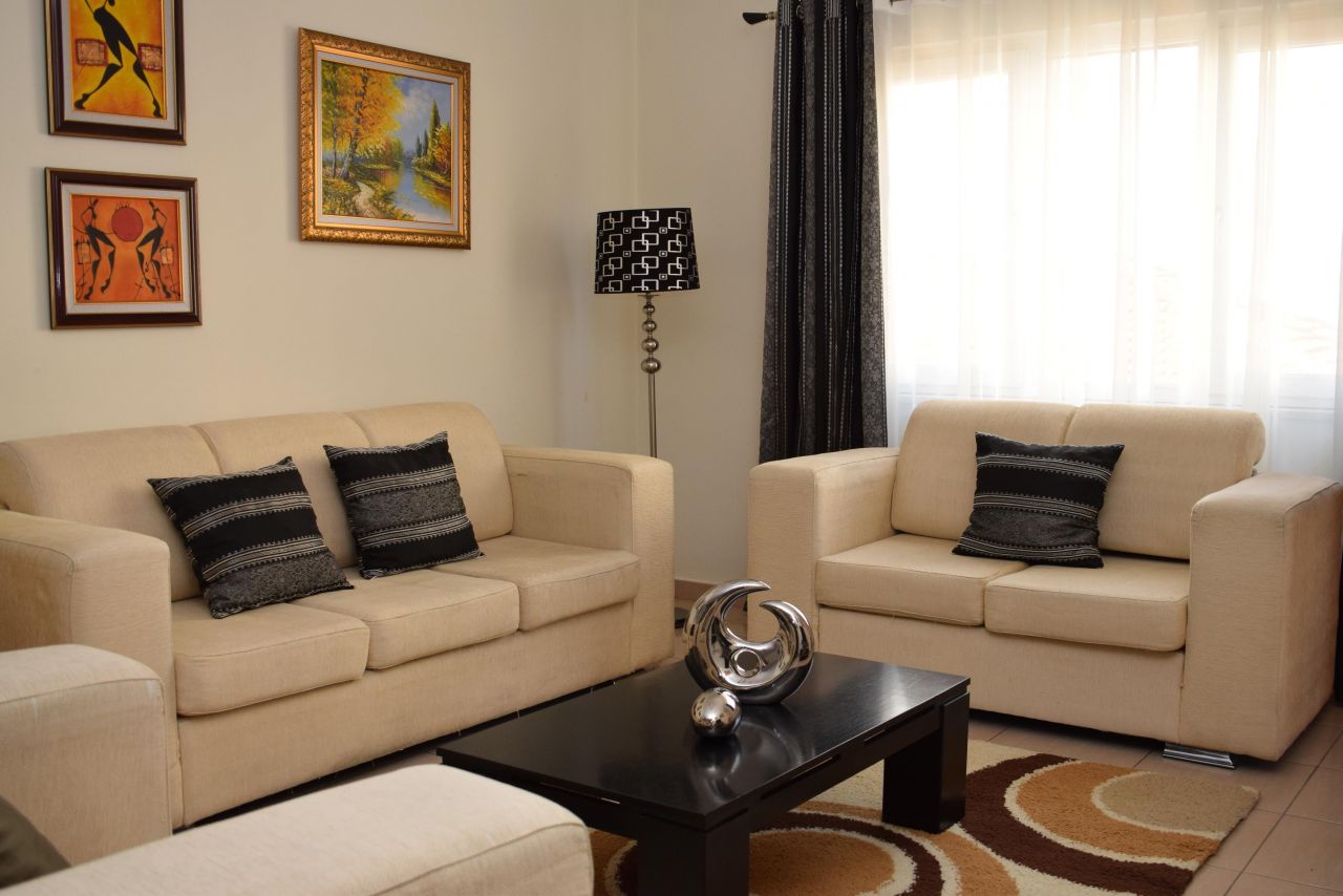 Furnished apartment near the center of Tirana, at Zef Jubani Street, for rent. 