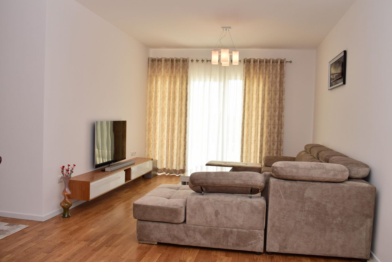 brand new apartment for rent in tirane with two bedrooms and two bathrooms