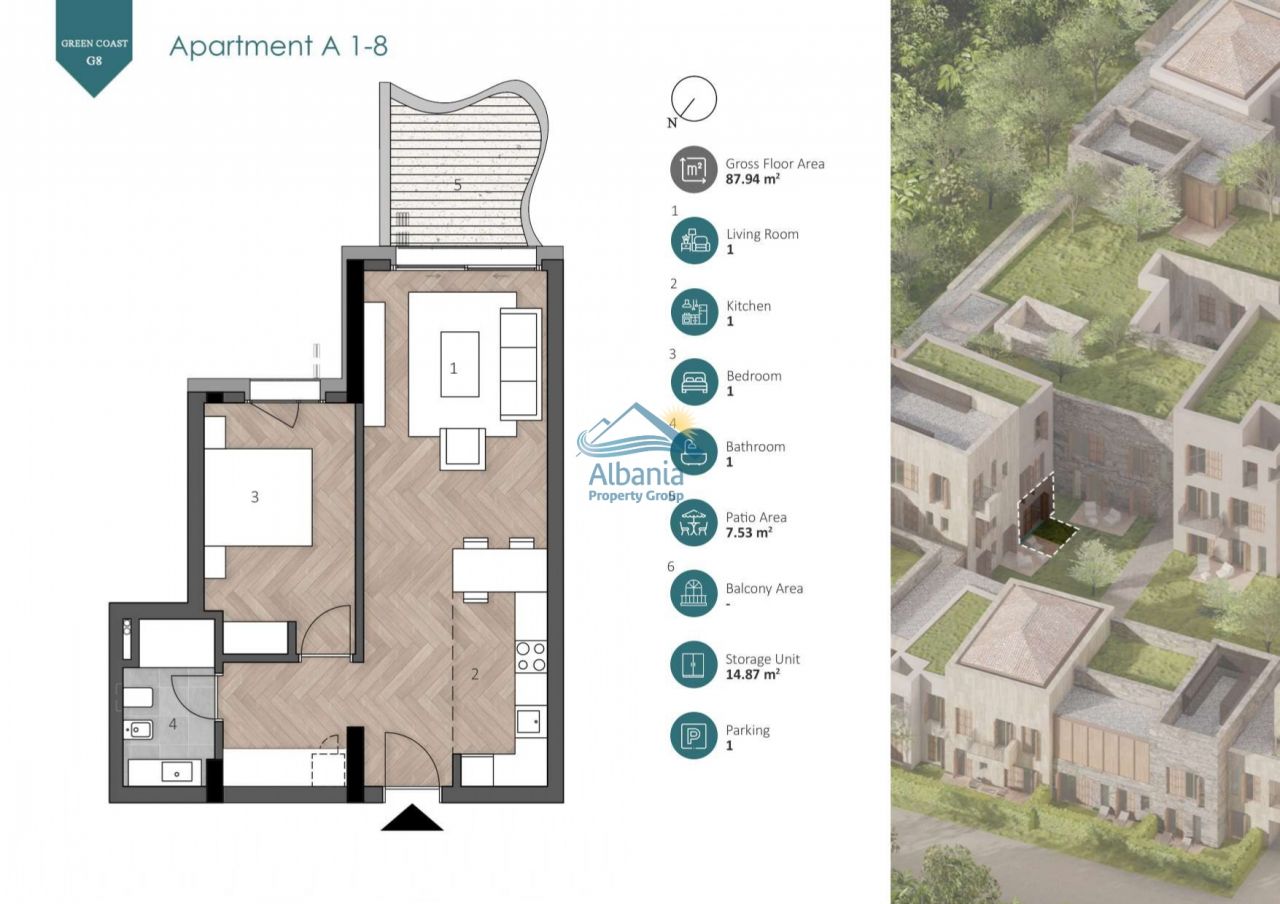 17 Green Coast Village, Dhermi 9425