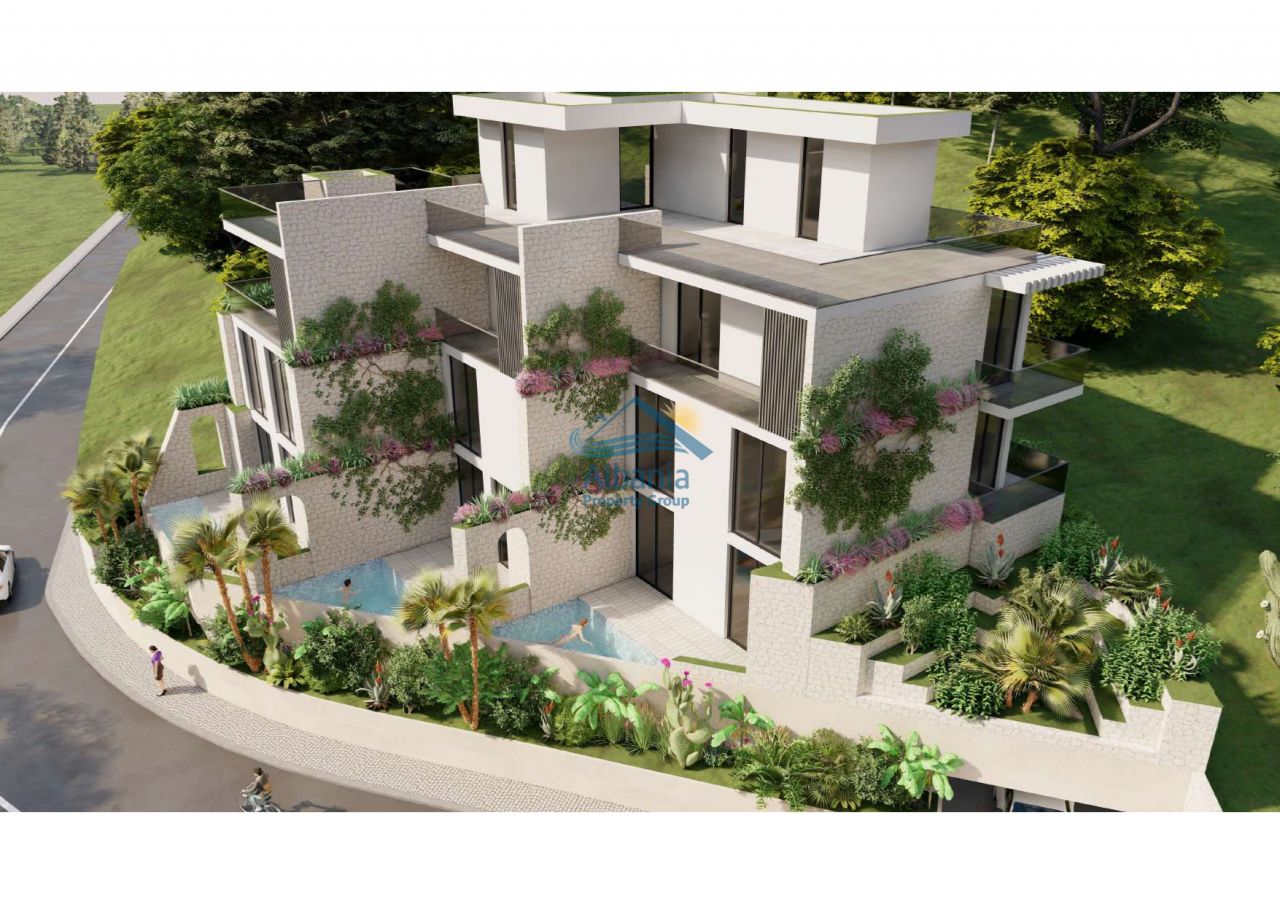 Apartment With Pool And Sea View For Sale In Radhime Vlore Albania