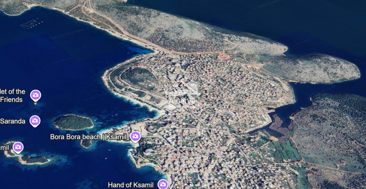 Albania Real Estate For Sale In Vlore, Land In Ksamil Suitable To Build