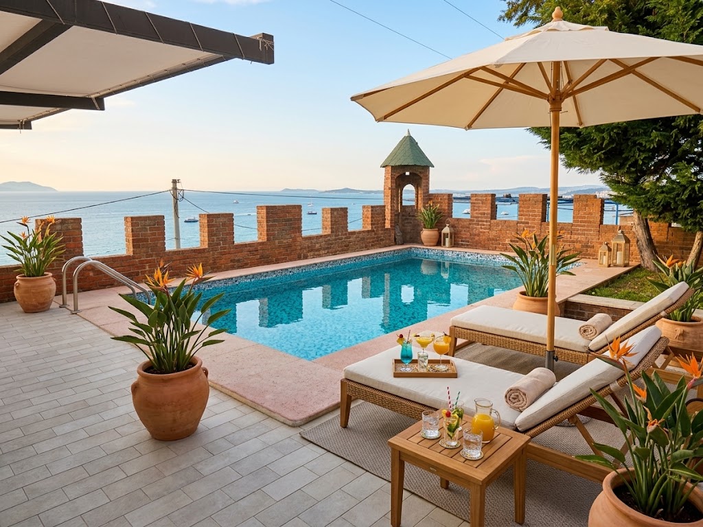 Villa mit Meerblick und Pool zum Verkauf in Vlora, Albanien