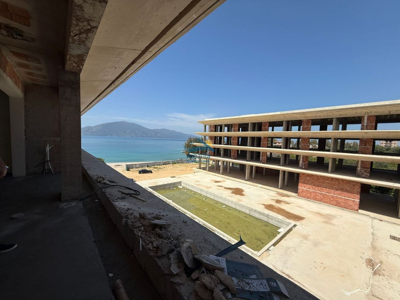 Sea Front Apartment With Pool For Sale In Radhime Vlore Albania
