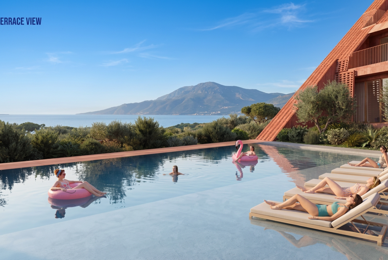 Luxusvilla úszómedencével eladó Radhimë-ben, Vlorë - Kiváló befektetés az albán Riviérán
