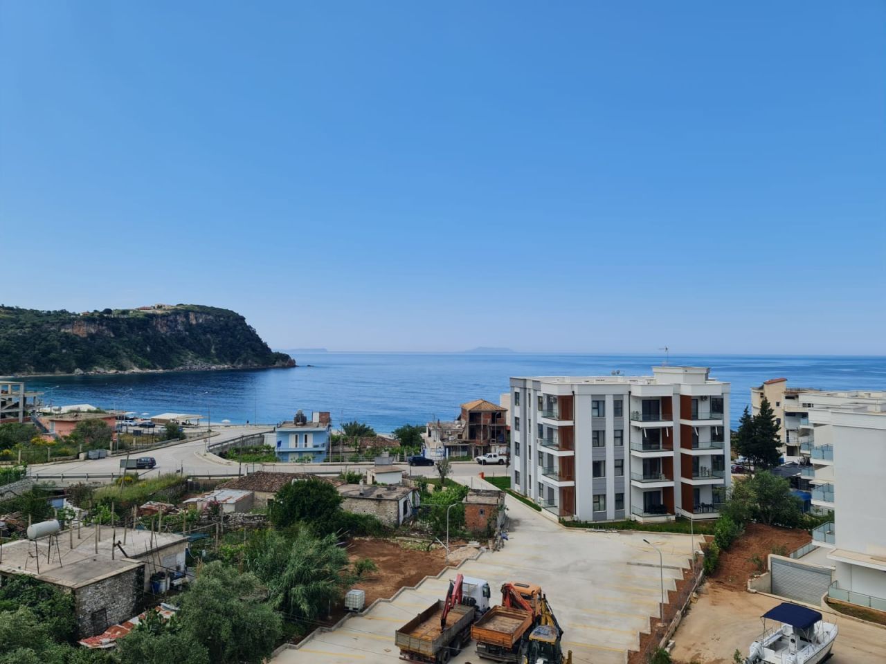 Apartment mit Meerblick zum Verkauf in Himara, Albanien